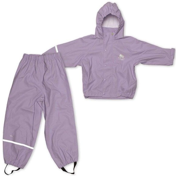 CeLaVi Other - CeLaVi Reflective Rain Suit Jacket Pants Set Light Purple Size 140 Age 10 - New
